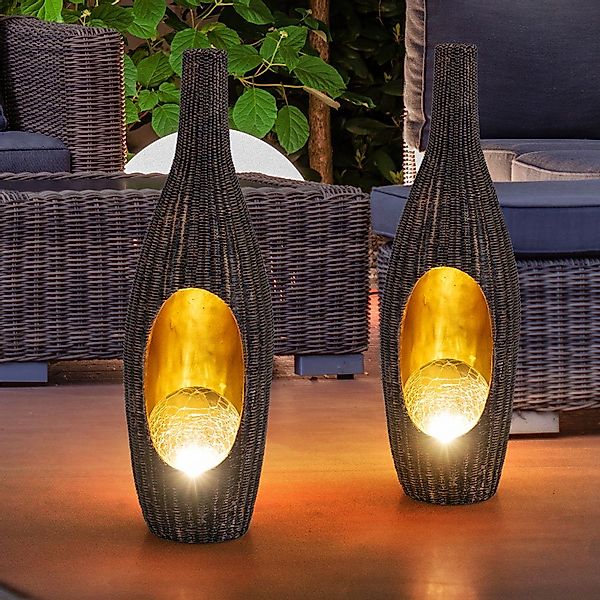 GLOBO LIGHTING LED Solarleuchte, LED-Leuchtmittel fest günstig online kaufen