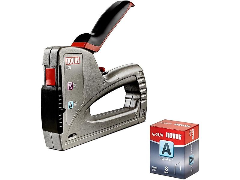 NOVUS Handtacker J 27 Koffer Set, (Set), inkl. 5000 Heftklammern günstig online kaufen