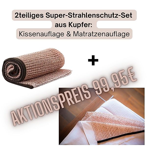 Matratzenschoner Kupfer-Spar-Set Medosan, geeignet für Hausstauballergiker günstig online kaufen