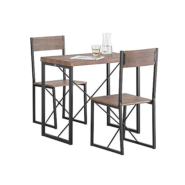 SoBuy Essgruppe OGT19, Esstisch mit 2 günstig online kaufen