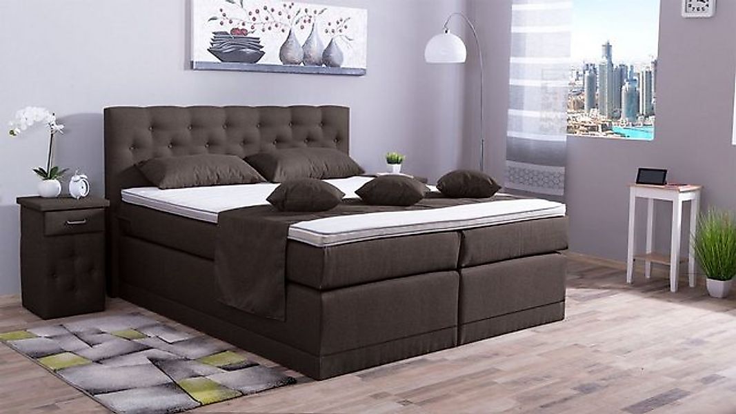 Meisterbetten Boxspringbett Babo (7-Zonen Taschenfederkernmatratzen, Komfor günstig online kaufen