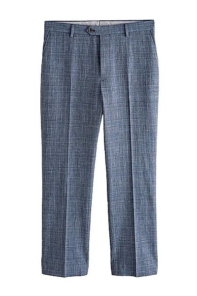 Next Anzughose Regular Fit Anzughose mit Karomuster und Besatz (1-tlg) günstig online kaufen