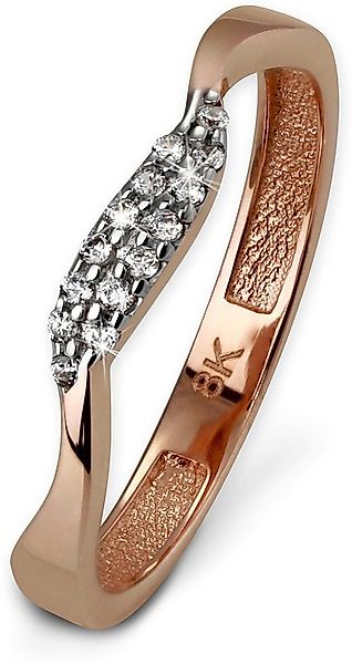 GoldDream Goldring GoldDream Ring Welle 333er Rosegold GDR501EX (Fingerring günstig online kaufen