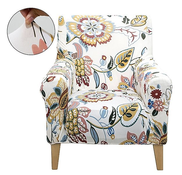 Rosnek Sofahusse Sofabezug 1 Sitzer Sesselhusse Sofaüberzug Elastisch Unive günstig online kaufen