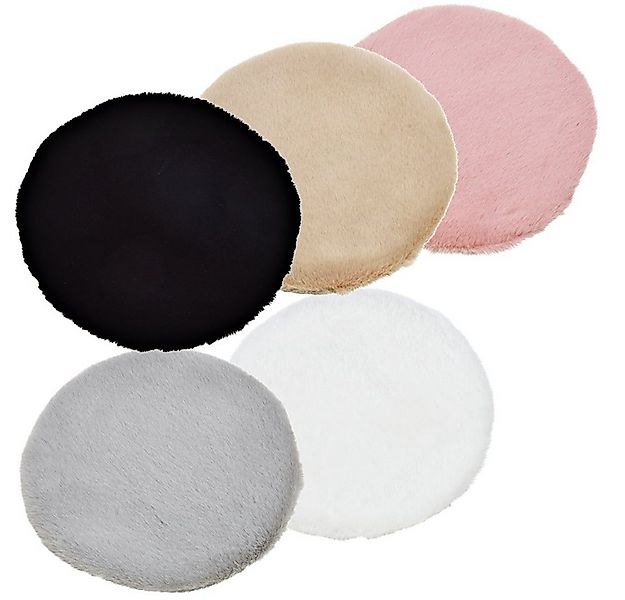 matches21 HOME & HOBBY Fellteppich Rundes kurzflor Deko-Fell Sitzkissen 34 günstig online kaufen
