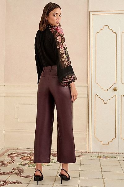Love & Roses Lederhose Love & Roses weite Kunstlederhose, Petite (1-tlg) günstig online kaufen