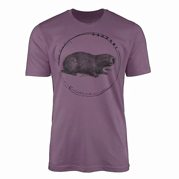 Sinus Art T-Shirt Evolution Herren T-Shirt Maulwurfsratte günstig online kaufen