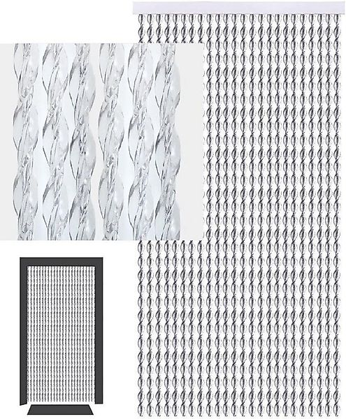 Defactoshop Insektenschutz-Vorhang Türvorhang Fadenvorhang PVC Vorhang Flie günstig online kaufen