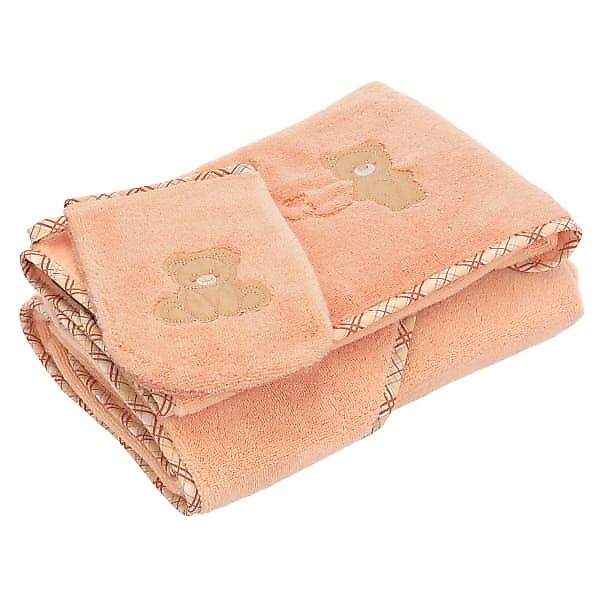 Vossen Kapuzentücher Teddy Bear Set - Farbe: light peach - 2530 günstig online kaufen