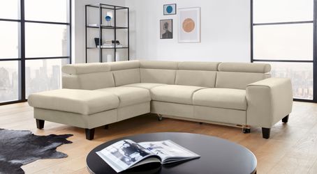 COTTA Ecksofa Morven L-Form mit Kopfteilverstellung, günstig online kaufen