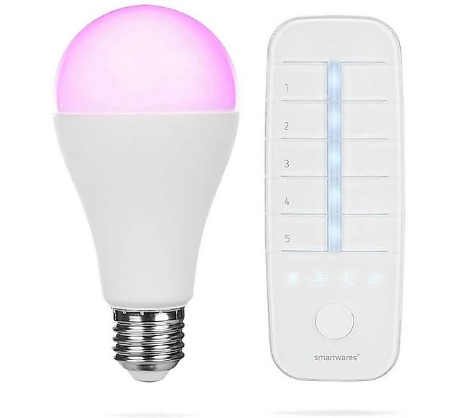 smartwares LED-Leuchtmittel E27 LED Leuchtmittel mit Fernbedienung Glühbirn günstig online kaufen