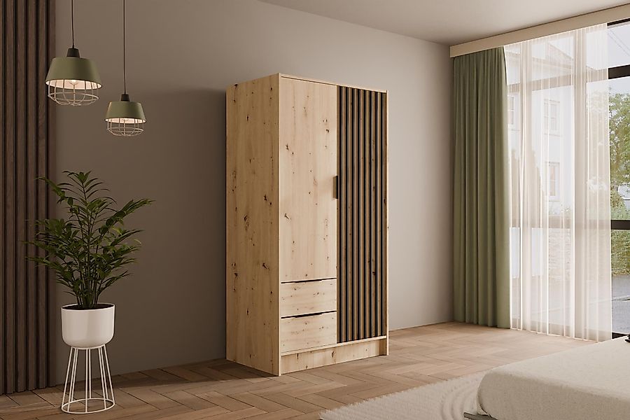 ALTDECOR Drehtürenschrank NELIA (Kleiderschrank Garderobenschrank mit günstig online kaufen