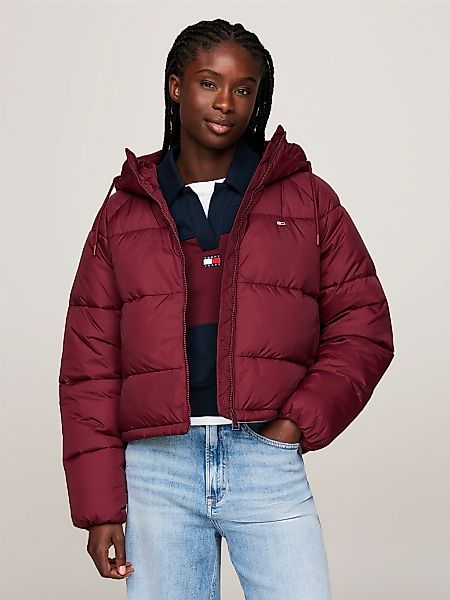 Tommy Jeans Curve Steppjacke "JW ASPEN PUFFER EXT" mit Kapuze mit hochschli günstig online kaufen