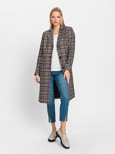 heine Langmantel Karo-Mantel günstig online kaufen