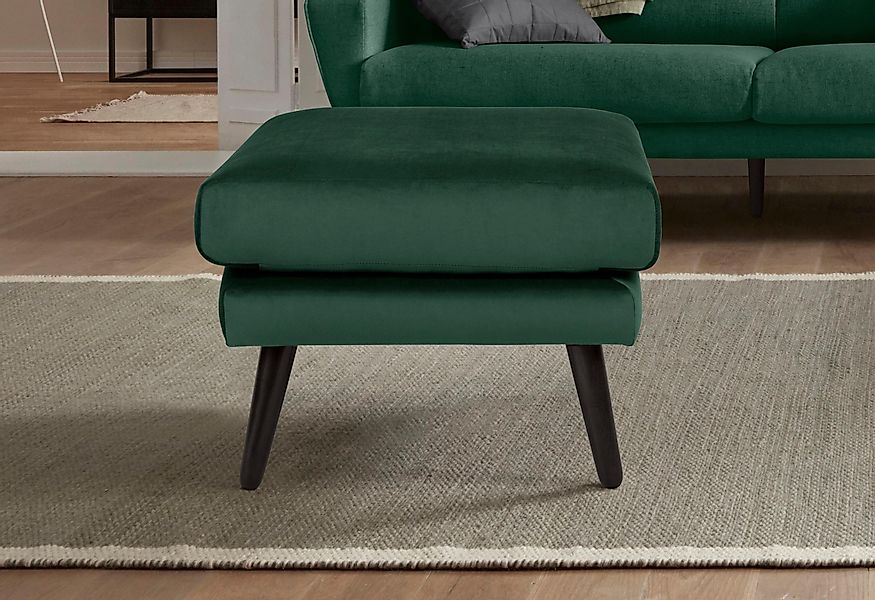 andas Hocker Bille, mit Eiche-Beinen, Design günstig online kaufen