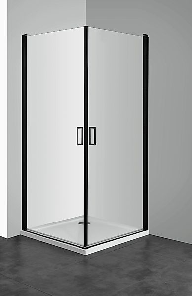 welltime Eckdusche Florenz 2.2 Black, BxT: günstig online kaufen