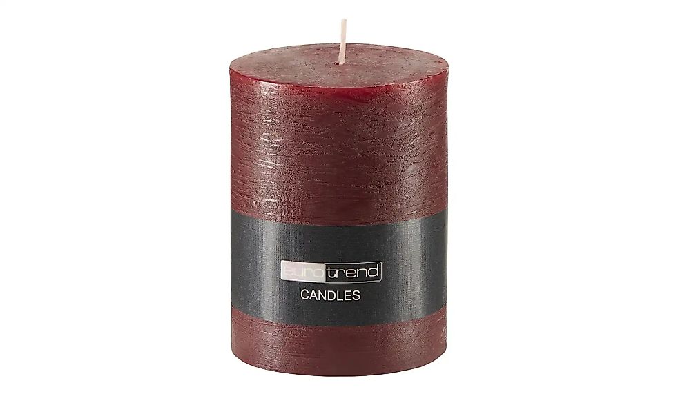 Zylinderkerze  Rusti ¦ rot ¦ Wachs ¦ Maße (cm): H: 13  Ø: 10 Accessoires > günstig online kaufen