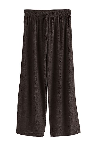 Next Palazzohose Strukturierte Hose mit weitem günstig online kaufen