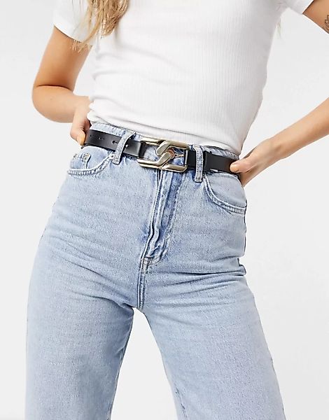 My Accessories London – Taillen- und Hüftgürtel für Jeans mit ineinandergre günstig online kaufen