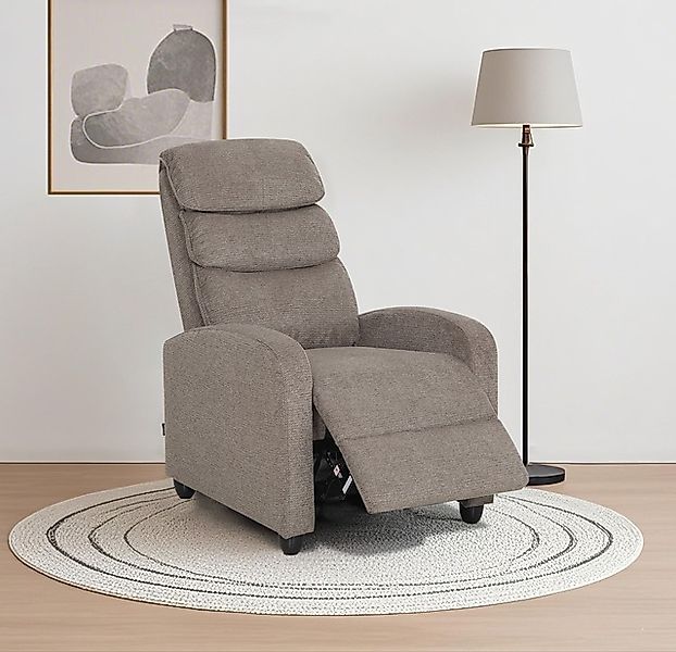 Home affaire Relaxsessel »BERVILLE, TV-Sessel, Ruhesessel mit Schlaffunktio günstig online kaufen