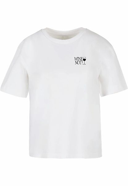Miss Tee T-Shirt "Miss Tee Damen Wine Not Tee" 1 Stk. tlg. günstig online kaufen