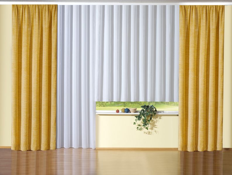 Wirth Vorhang "Warnow" Kräuselband 1 Stk. tlg. 270 g/m2 günstig online kaufen