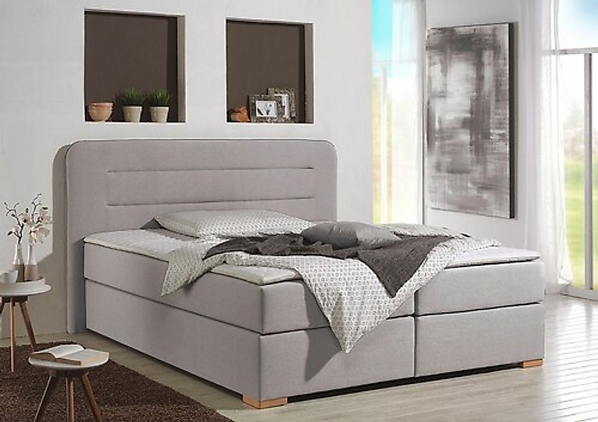 Home affaire Boxspringbett »Manchester«, 5 Breiten, 3 Ausführungen, 2 Härte günstig online kaufen