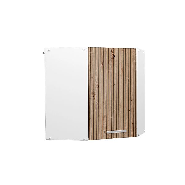 Vicco Eckhängeschrank R-Line, Artisan-Eiche/Weiß, 57 cm günstig online kaufen