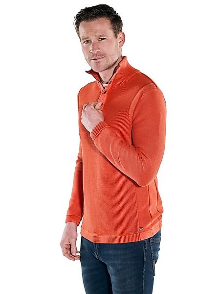 Engbers Stehkragenpullover Herren Pullover Polokragen, Orange günstig online kaufen