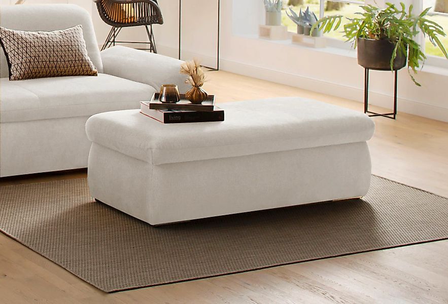 Home affaire Polsterhocker "Avesa" Mit großem Staufach, passend zur Serie " günstig online kaufen