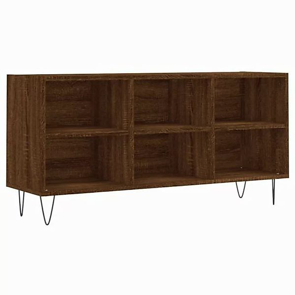 VidaXL TV-Schrank Braun Eichen-Optik 103,5x30x50 cm Holzwerkstoff  Modell 2 günstig online kaufen