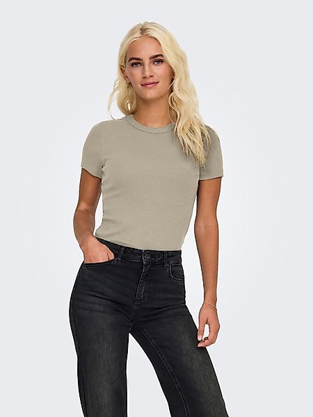 ONLY Kurzarmshirt ONLVAL S/S O-NECK TOP günstig online kaufen
