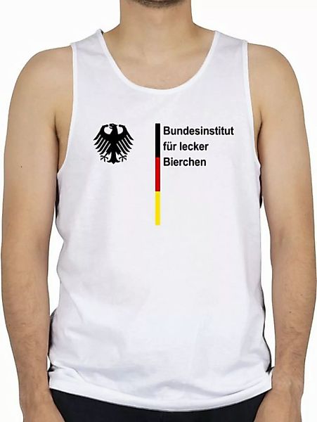 Shirtracer Tanktop Bundesinstitut für lecker Bierchen, Bier Saufen Sauf Mal günstig online kaufen