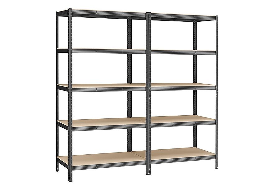 SONGMICS Schwerlastregal Lagerregale, 2-tlg., 200 x 120 x 60 cm, bis 750 kg günstig online kaufen