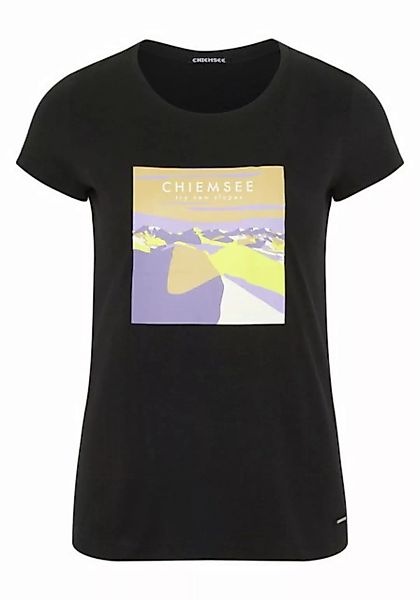 Chiemsee Print-Shirt T-Shirt mit Berg-Motiv und Schriftzügen 1 günstig online kaufen