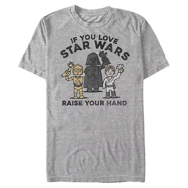 Star Wars - Gruppe Raise Your Hands - Männer T-Shirt günstig online kaufen