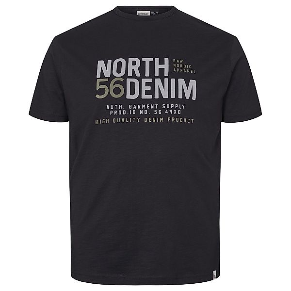 North T-Shirt mit Logo-Print Farbe schwarz Größe: 4XL günstig online kaufen