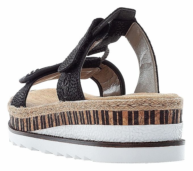 Rieker Pantolette, Keilabsatz, Sommerschuh, Schlappen mit weicher Innensohl günstig online kaufen