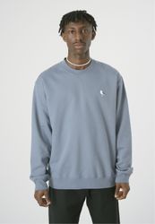 Cleptomanicx Sweatshirt "Embro Gull" mit kleiner Möwen-Stickerei günstig online kaufen