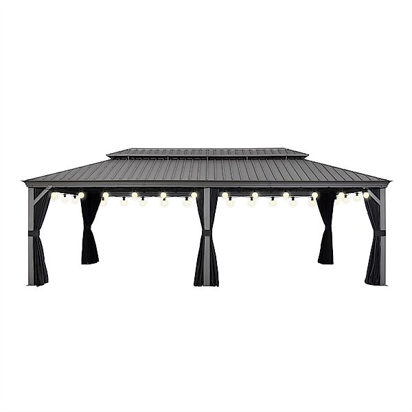 PURPLE LEAF Pavillon Hardtop Aluminium Gazebo günstig online kaufen