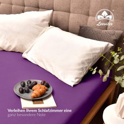 leevitex® Spannbettlaken Spannbettlaken Boxspringbett & Wasserbett günstig online kaufen