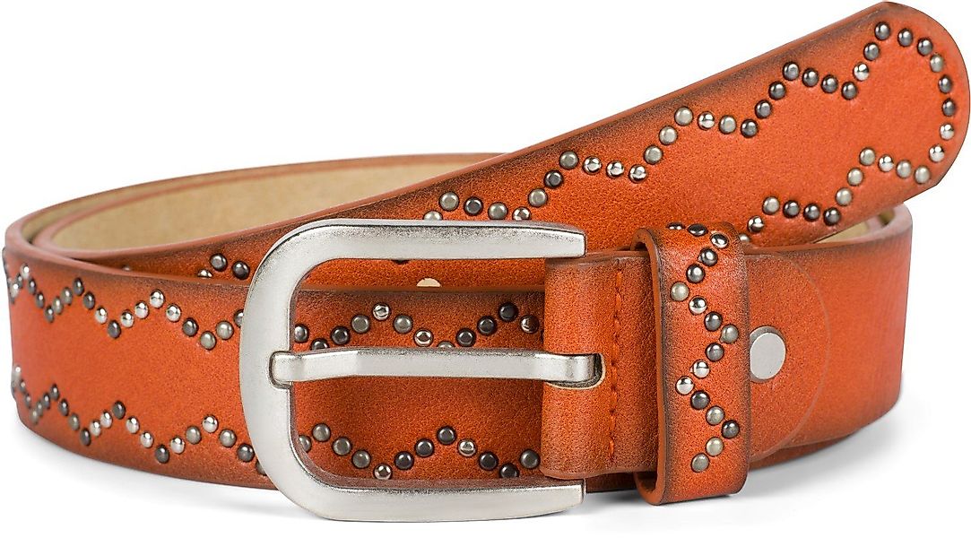 styleBREAKER Nietengürtel Nietengürtel mit Nieten im günstig online kaufen