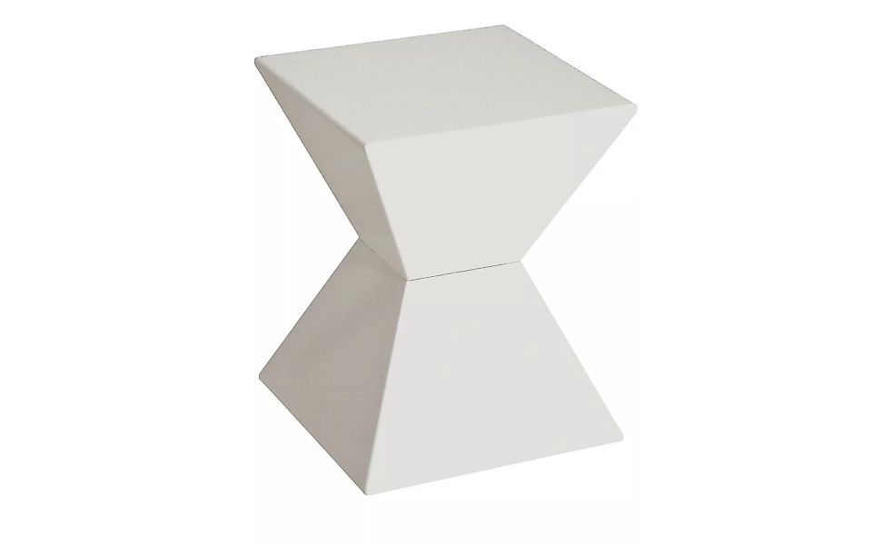 Beistelltisch   Korfu - weiß - 35 cm - 43 cm - 35 cm - Sconto günstig online kaufen
