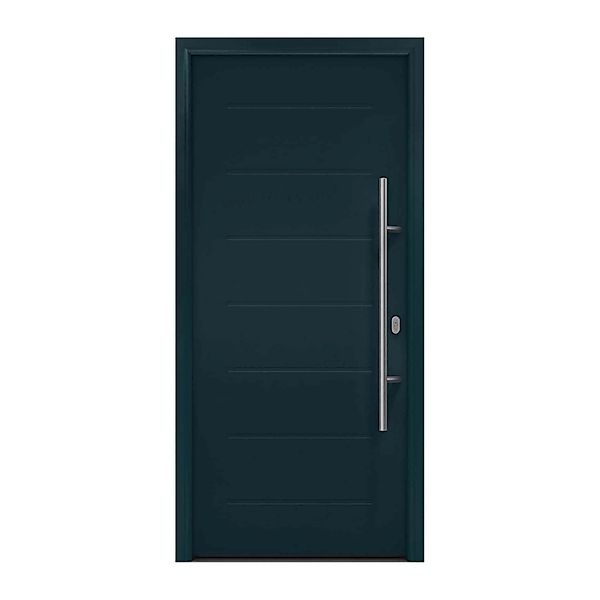 EcoStar Haustür Isopro IP 015 Anthrazitgrau 110 cm x 210 cm DIN R günstig online kaufen