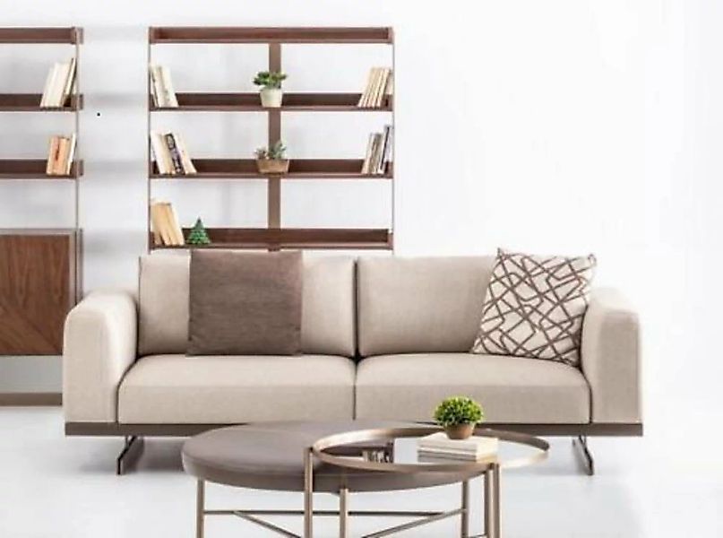 JVmoebel Sofa Moderner Dreisitzer Stoffsofa Luxus Couch Möbel Textil Wohnzi günstig online kaufen