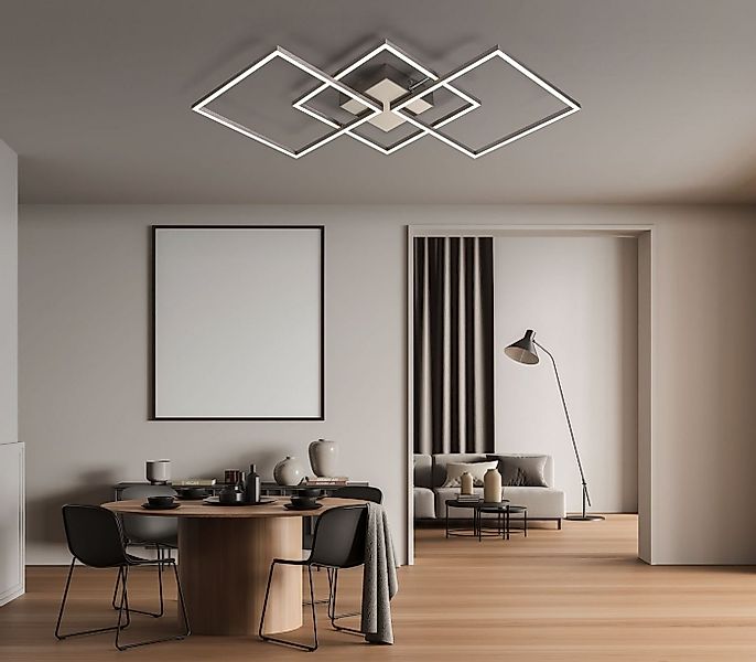 IMPTS Deckenleuchte LED Deckenlampe Mit Fernbedienung, Dimmbar, Warmweiß, N günstig online kaufen