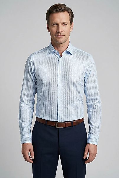 OLYMP Langarmhemd "Level Five" Businesshemd, boby fit, Kentkragen, gemuster günstig online kaufen