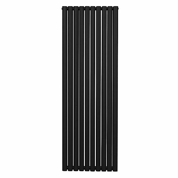 Monstershop Oval Röhrenheizkörper 1800mm x 600mm Schwarz günstig online kaufen