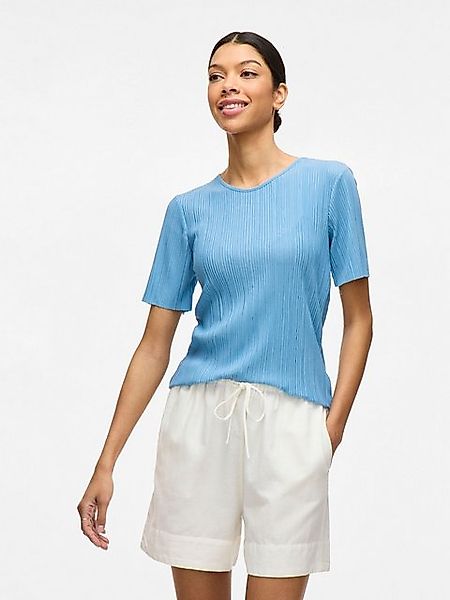 Vila T-Shirt VILA Satin Blusen Halbarm Basic VIPLISA VIPLISA O-NECK S/S TOP günstig online kaufen