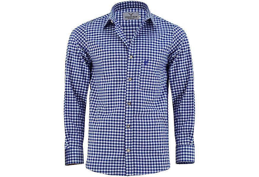 German Wear Trachtenhemd GW1205 Trachtenhemd Dunkelblau Karo günstig online kaufen